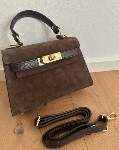 Personalised Mini Kate - Genuine Suede Bag