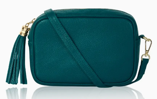 Personalised Charlotte Crossbody Camera Bag with Tassel Zip