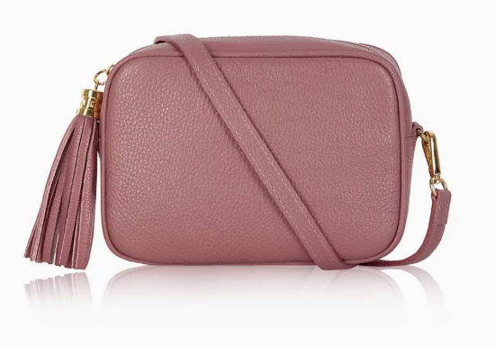 Personalised Charlotte Crossbody Camera Bag with Tassel Zip