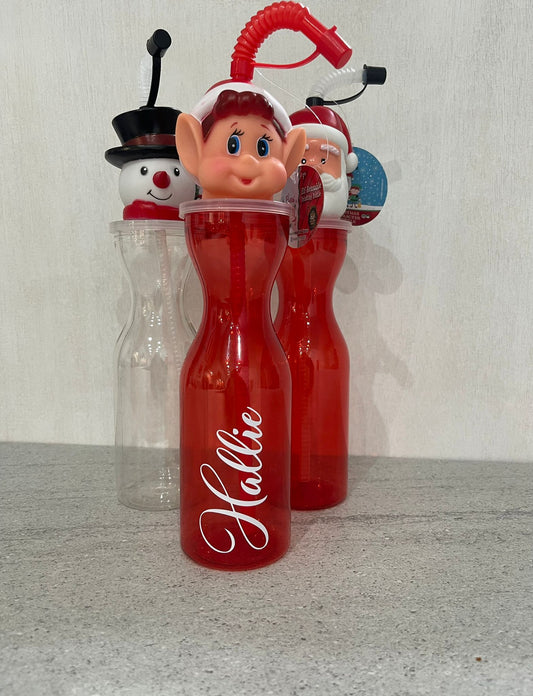 Personalised festive bottle- Elf