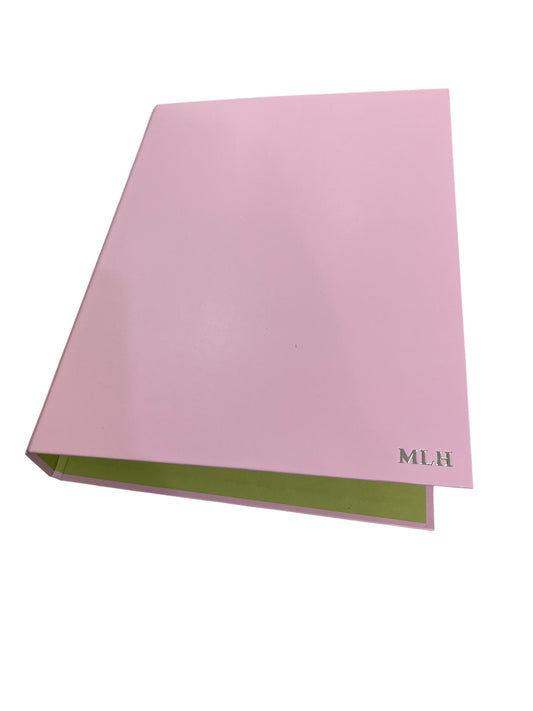 Personalised Pink Ring Binder