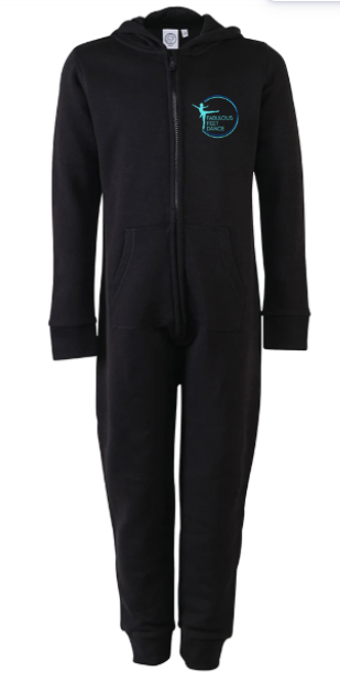Fabulous Feet Dance Personalised Onesie/ All In One- Black