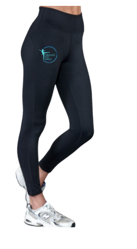 Fabulous Feet Dance- High Waisted Dance Leggings
