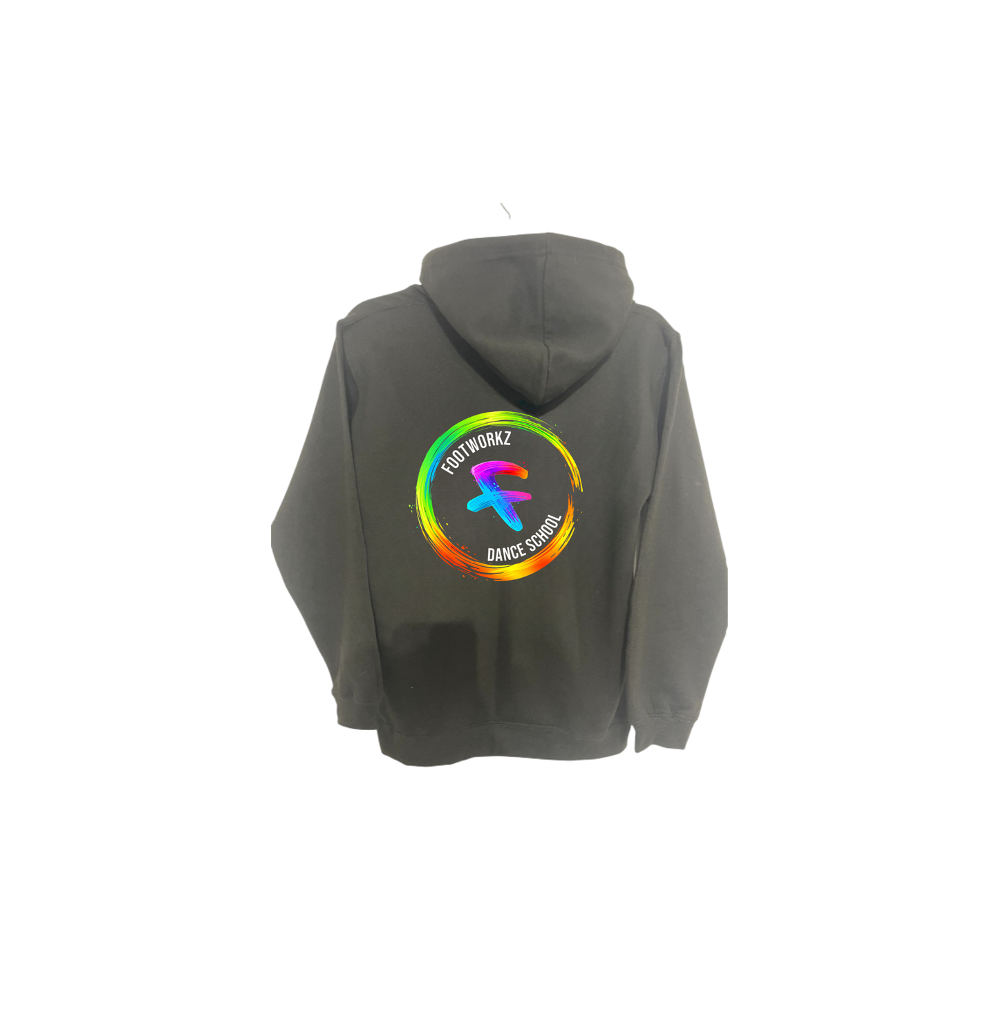 Footworkz Dance- Personalised Black Hooded Sweatshirt/Hoodie