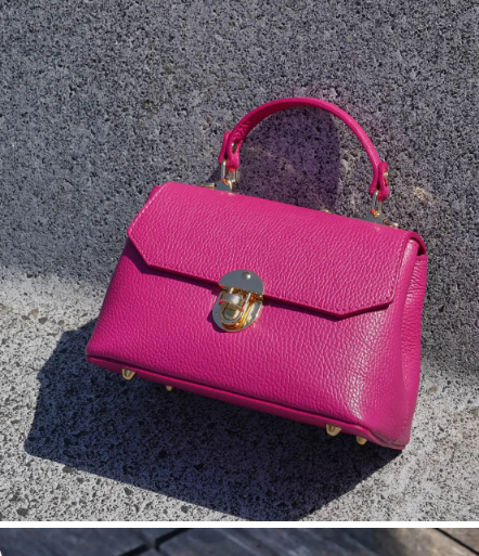 Personalised Emma Leather Crossbody Bag