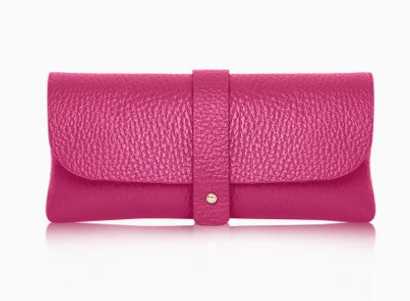 Personalised Italian Leather Glasses Pouch