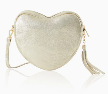 Personalised Hattie Heart Bag- Italian Leather
