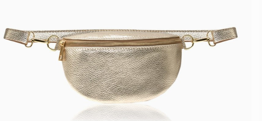 Personalised Alice Leather Cross body Bum Bag-Small