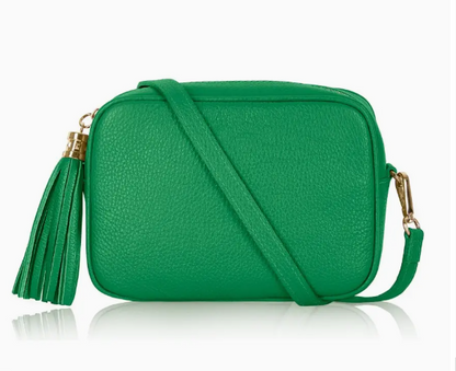 Personalised Charlotte Crossbody Camera Bag with Tassel Zip