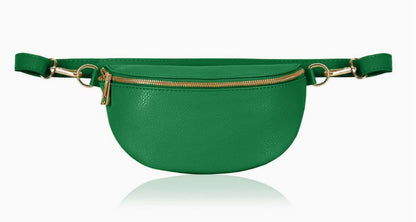 Personalised Alice Leather Cross body Bum Bag-Small
