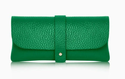 Personalised Italian Leather Glasses Pouch