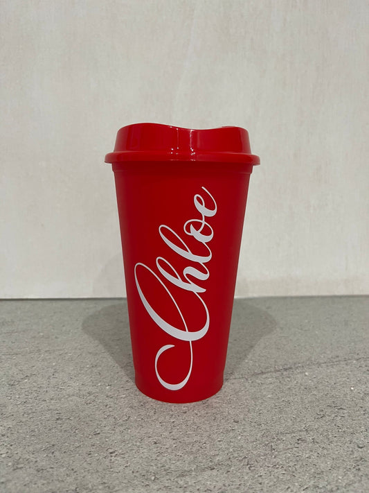 Personalised Red Hot Cup 16oz - 470ml