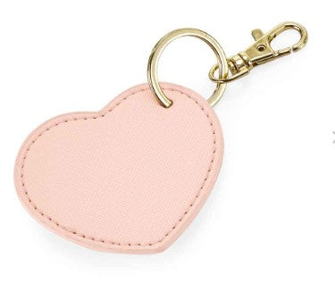 Personalised Heart Key Clip