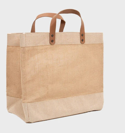 Personalised Family Market Tote - Natural Jute