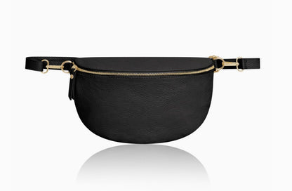 Personalised Alice Leather Cross body Bum Bag-Large