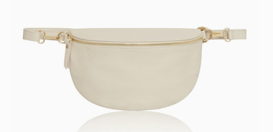 Personalised Alice Leather Cross body Bum Bag-Large