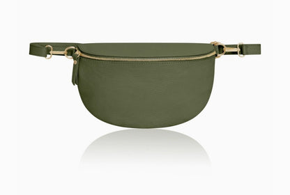 Personalised Alice Leather Cross body Bum Bag-Large