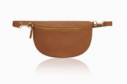 Personalised Alice Leather Cross body Bum Bag-Large