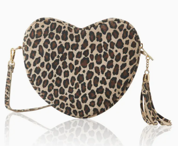 Personalised Hattie Heart Bag- Italian Leather