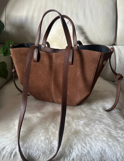 Personalised Sophia Suede Tote Bag