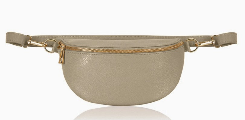 Personalised Alice Leather Cross body Bum Bag-Small