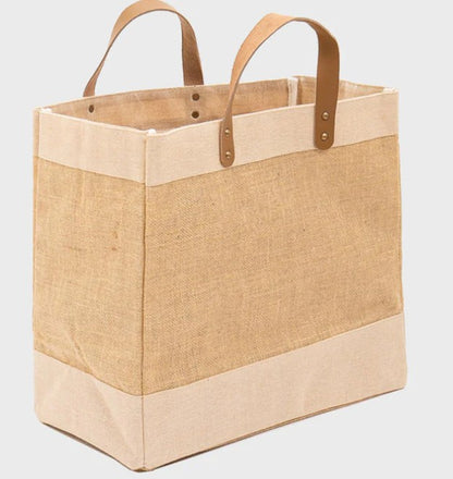 Personalised Family Market Tote - Natural Jute