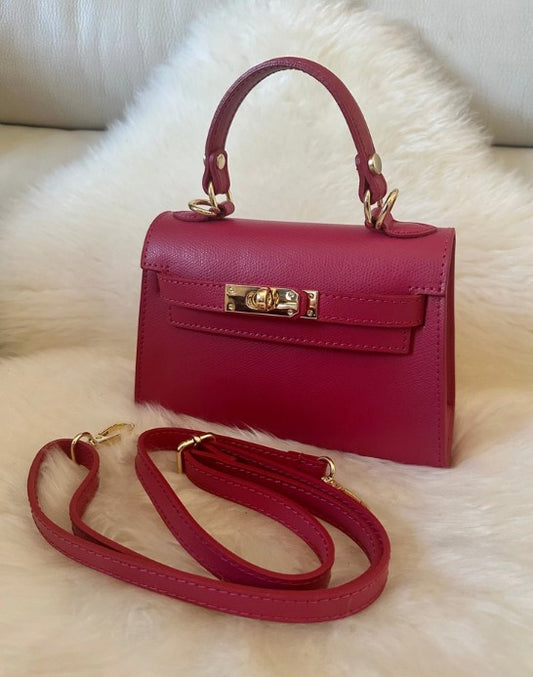 Personalised Mini Kate - Genuine Leather Handbag