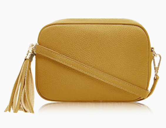 Personalised Charlotte Crossbody Camera Bag with Tassel Zip