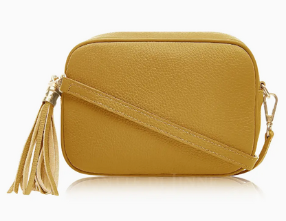 Personalised Charlotte Crossbody Camera Bag with Tassel Zip