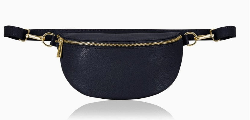Personalised Alice Leather Cross body Bum Bag-Small
