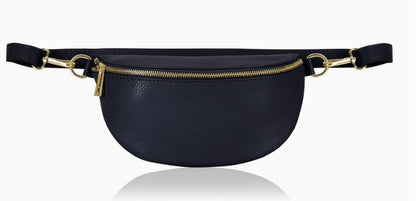 Personalised Alice Leather Cross body Bum Bag-Small