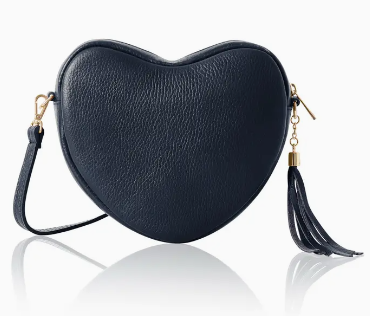 Personalised Hattie Heart Bag- Italian Leather
