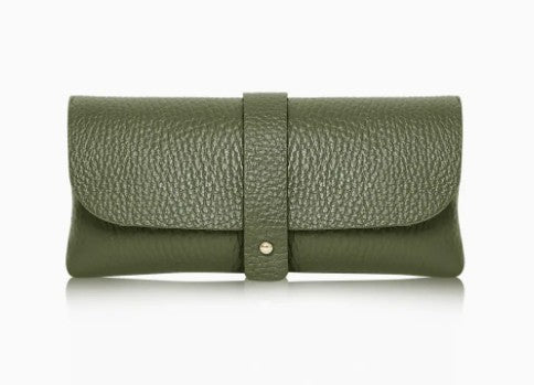 Personalised Italian Leather Glasses Pouch