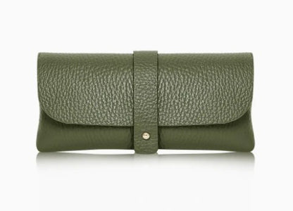 Personalised Italian Leather Glasses Pouch