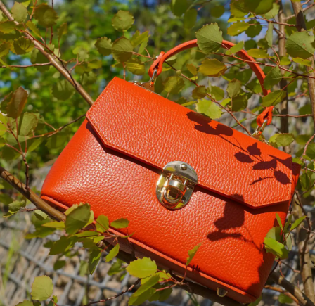 Personalised Emma Leather Crossbody Bag