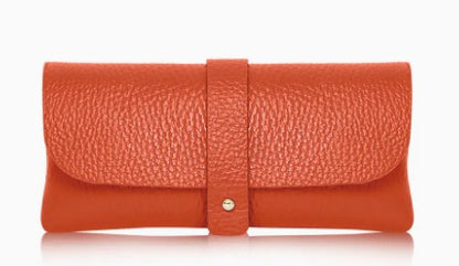 Personalised Italian Leather Glasses Pouch