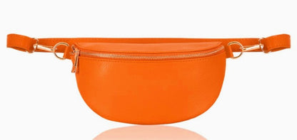 Personalised Alice Leather Cross body Bum Bag-Small