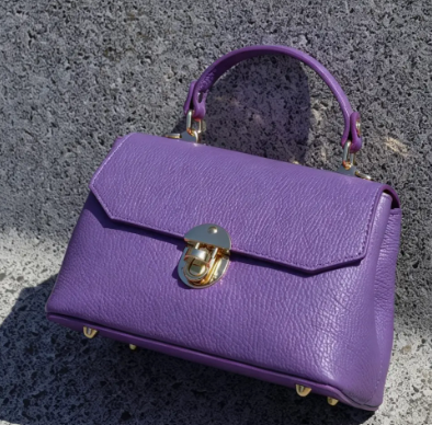 Personalised Emma Leather Crossbody Bag