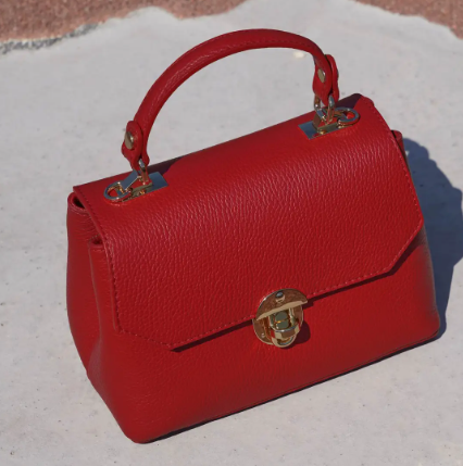 Personalised Emma Leather Crossbody Bag