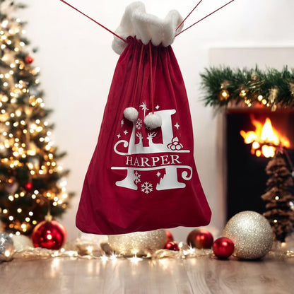 Personalised Red Large Santa Sack