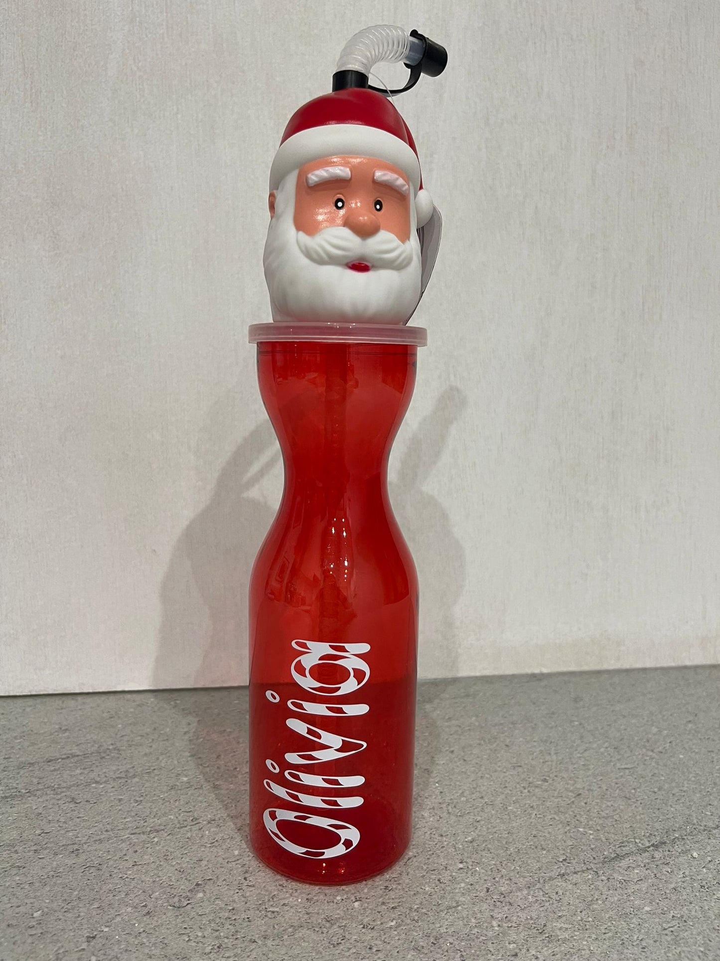 Personalised festive bottle- Santa