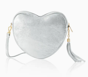Personalised Hattie Heart Bag- Italian Leather