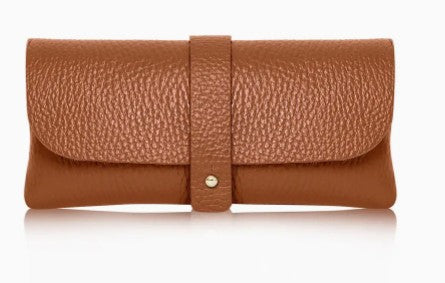 Personalised Italian Leather Glasses Pouch