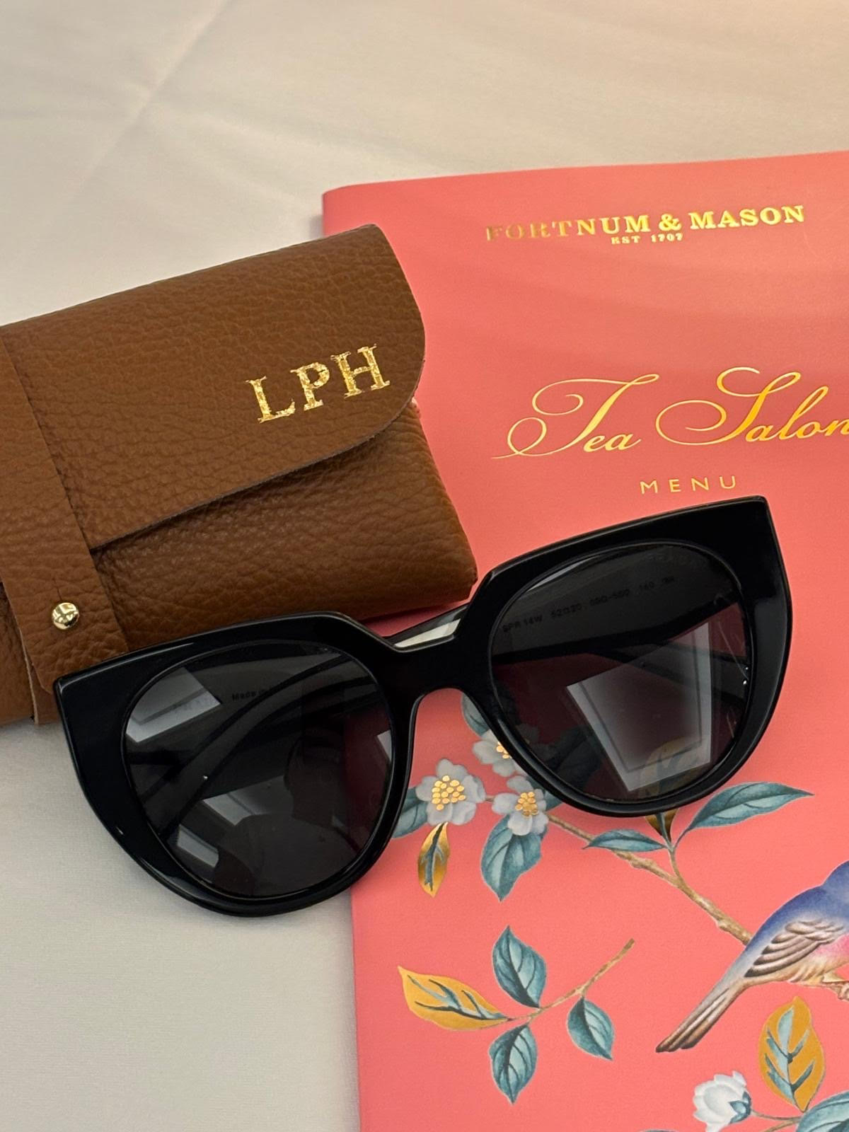 Personalised Italian Leather Glasses Pouch