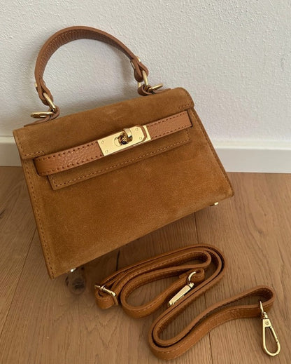 Personalised Mini Kate - Genuine Suede Bag