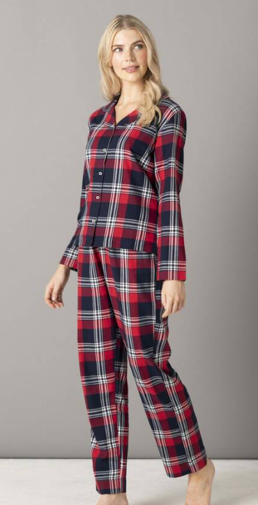 Personalised Tartan Family Pyjamas- Womens