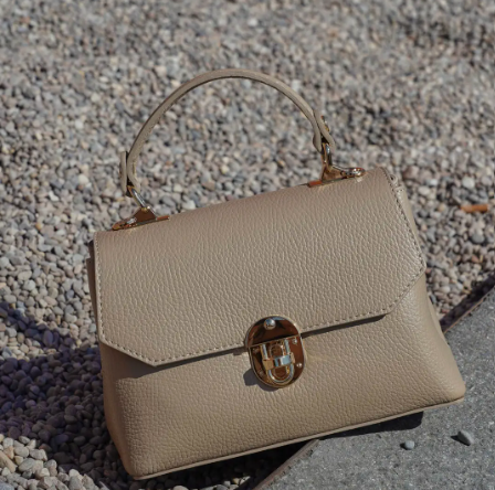 Personalised Emma Leather Crossbody Bag