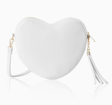 Personalised Hattie Heart Bag- Italian Leather