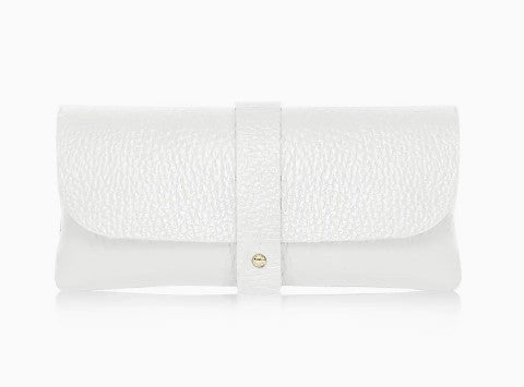 Personalised Italian Leather Glasses Pouch